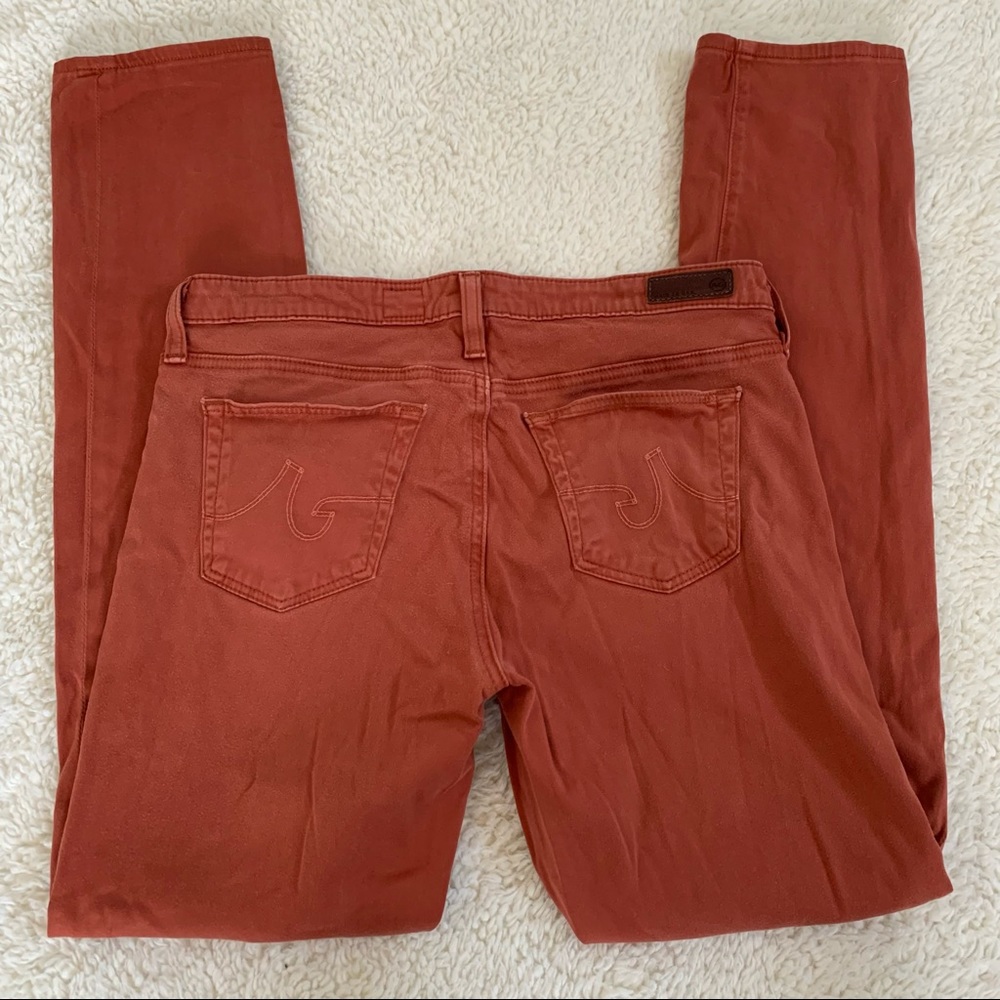 AG Jeans - The Stilt Cigarette Leg Burnt Orange - Picture 5 of 8